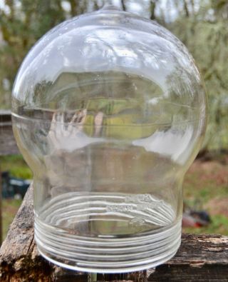Rare Vintage Crouse Hinds Vdb5 Light Fixture Globe Industrial Explosion Proof