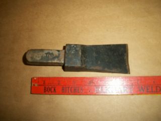 Vintage Blacksmith 7/8” Shank Hardie Hardy Hole Hot Cut Off Tool Anvil Forge