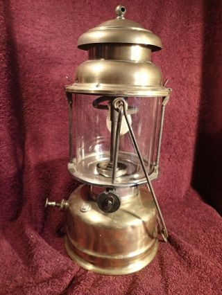 VINTAGE GAS LAMP LANTERN RADIUS No.  119 with GLASS SWEDEN SWEDISH 3