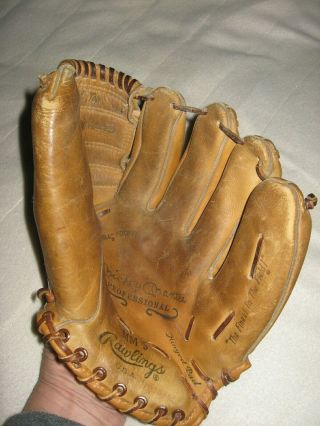 Vintage Mickey Mantle Rawlings Mm5 Baseball Glove - Rh Throw -