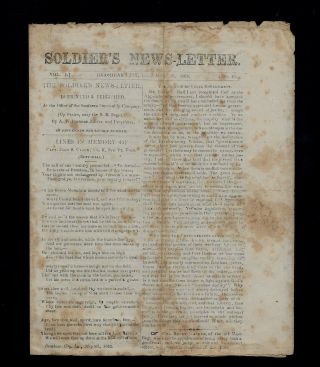 1863 Brashear City,  Louisiana Civil War Soldier News Letter,  5th Mass Infantry