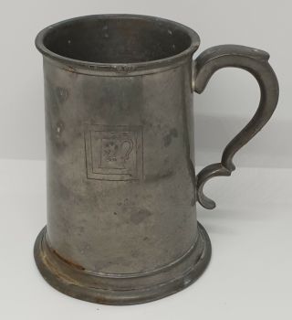 Old Sheffield English Pewter Whitbread Beer Tankard