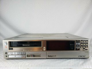 Vintage 1984 Sony Betamax Sl2710 Hi - Fi Stereo Vcr Recorder