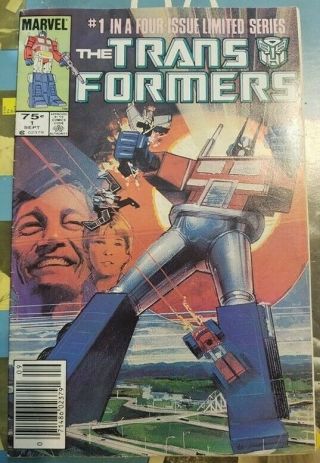 The Transformers 1 (sep 1984,  Marvel) First Appearance - 8.  0 Grade - Very Fine