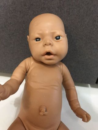 Vintage Jesmar Baby Boy Doll Anatomically Correct Realistic Reborn Made in Spain 2