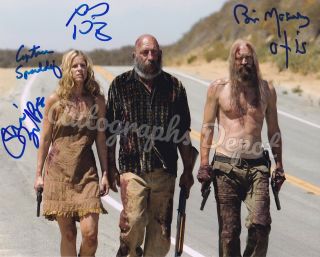 Sheri Moon,  Sid Haig & Bill Moseley Signed Rob Zombie’s Devil’s Rejects Photo