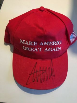 Donald Trump Signed Make America Great Again Hat