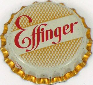 1950s Wisconsin Baraboo Effinger Beer Cork Crown Tavern Trove W