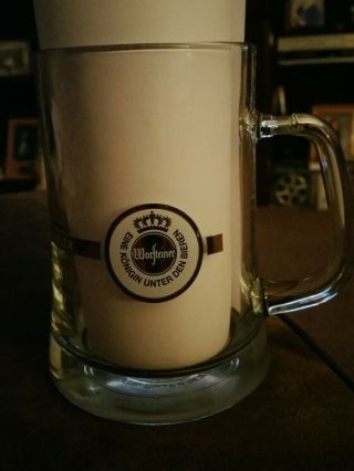 Warsteiner 0.  5l Germany Beer Drinking Glass Stein Mug For Bar Pub Brew Decor