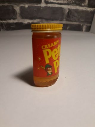 Vintage Half Jar Magnet Of Creamy Peter Pan Peanut Butter 1960 ' s Advertising 2