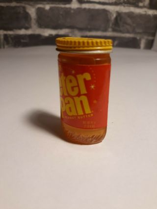 Vintage Half Jar Magnet Of Creamy Peter Pan Peanut Butter 1960 ' s Advertising 3