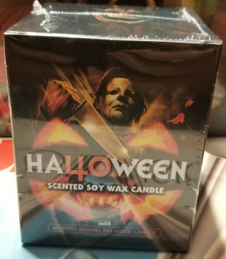 Cavity Colors Halloween 40th Anniversary Scented Wax Candle With Pin Rare