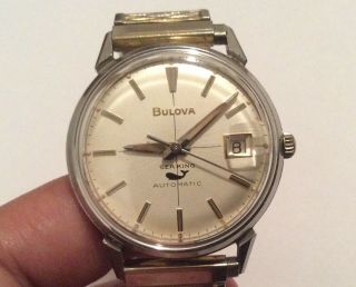 Vintage Bulova Sea King Whale Automatic Men’s Wristwatch
