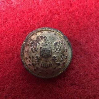 Rare Civil Was Officer Staff Union Cuff Button Relic Civil War