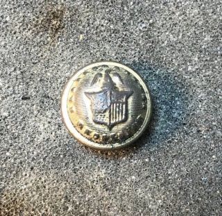 Civil War York Cuff Button Gold Relic