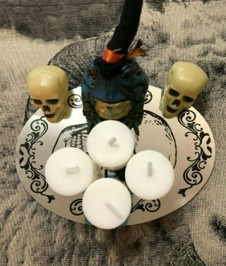 Witchcraft White Altar & Spell Candle Set 4 Ritual Witchcraft Candles /supplies
