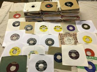 (200) Early Country & Western 45 Rpm Records - Hillbilly Bopper Promos Starday 2