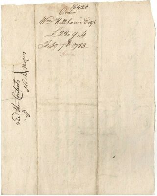 Revolutionary War Pay Table Document Signed by Oliver Wolcott,  Jr.  w/ 2