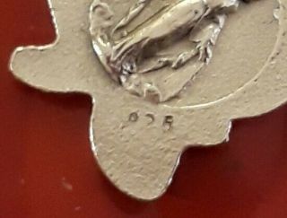 925 Sterling Silver Filled Rose Saint Virgin Mary Pendant Charm Bracelet Medal 3