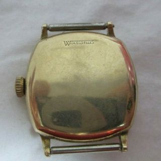 Vintage 1920 ' s Hamilton Men ' s 17J Gold Filled Watch not running 2
