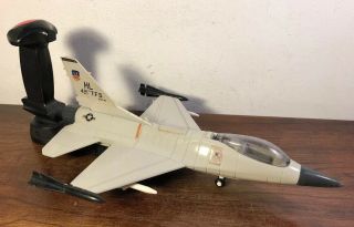 Vintage 1989 Hasbro Flying Fighters F - 16 Fighting Falcon Electronic Sound