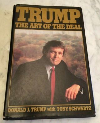 President Donald Trump Signed / Autographed " Trump - The Art Of The Deal " Book