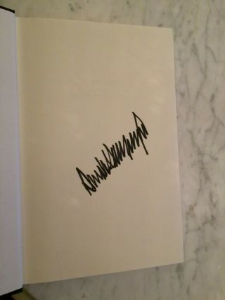 PRESIDENT DONALD TRUMP Signed / Autographed 