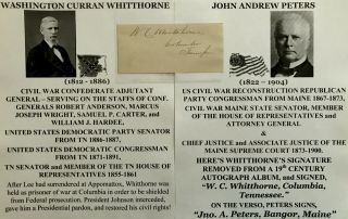 Civil War Confederate Adjutant General Senator Congressman Tn Autograph Signed