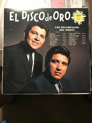 Los Relampagos Del Norte El Disco De Oro Bego Lp Vinyl Record Vg,