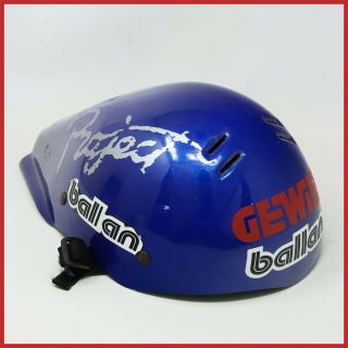Evgeni Berzin Gewiss Ballan Team Helmet Time Trial Vintage Pro Rider 90s Rudy