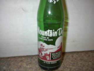 Vintage 10oz Mountain Dew Soda Pop Bottle Names Filled By Elmer And Hope Look