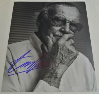 Rare Portrait Stan Lee Autograph Marvel Legend Autographed Photograph Deceased