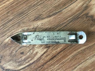 Pabst Blue Ribbon Beer Can & Bottle Opener / Church Key,  Vintage 2