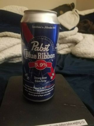 Pabst Blue Ribbon Canadian Beer Can Empty