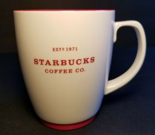 Starbucks Coffee Company Mug Red And White Coffee Lover Gift