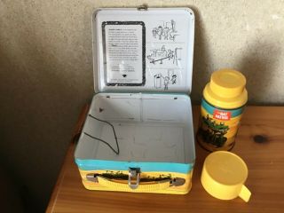 VINTAGE 1967 THE RAT PATROL LUNCHBOX AND THERMOS 3