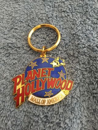 Planet Hollywood " Mall Of America " Circular Key Chain -