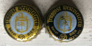 Westvleteren 12 Belgian Beer Bottle Caps 2 Styles (old And 12)