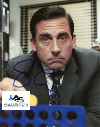 Steve Carell Autograph Signed 8x10 Photo The Office