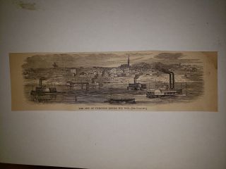 Vicksburg Mississippi Civil War Scenery Before War 1863 Sketch Print