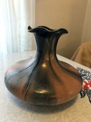 Vintage Thulin Belgium Pottery 55 Art Deco Drip Glaze - Ceramic 1920’s