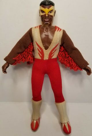 1974 Vintage Mego Falcon Wgsh 8 " Rare Type 1 Action Figure All