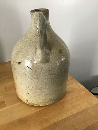 Antique Vintage stoneware Whiskey jug 1800’s 2