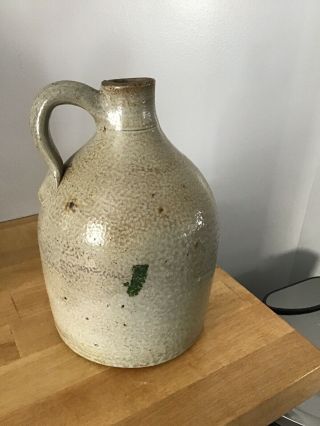 Antique Vintage stoneware Whiskey jug 1800’s 3