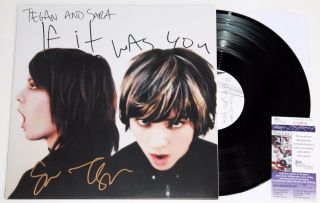 Tegan And Sara Quinn Signed If It Was You Lp Vinyl Record Album Proof,  Jsa