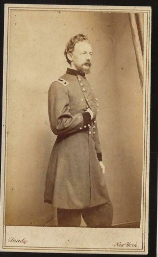 Civil War Cdv Union General Henry Slocum By Brady