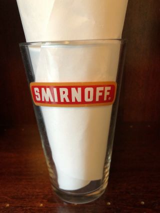 Smirnoff Vodka Pint Glass