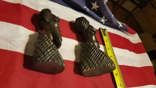 African Wooden Statues hand carved tribal figures ethnic Black Art 2