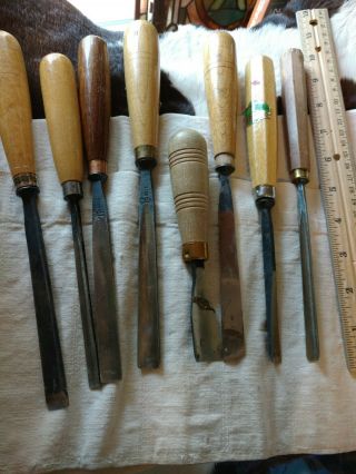 Set Of 8 Wood Carving Tools Buck Bros