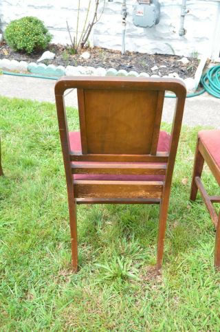Antique: Vintage 1939s Art Deco Mahogany Waterfall Chair